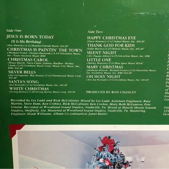 80's "The Oak Ridge Boys Christmas" Record - 80's Country Christmas Album - Picture 3 of 11